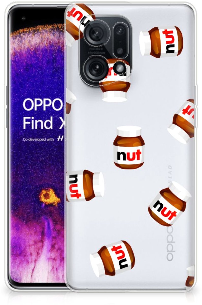 OPPO Find X5 Siliconen Case Nut Jar