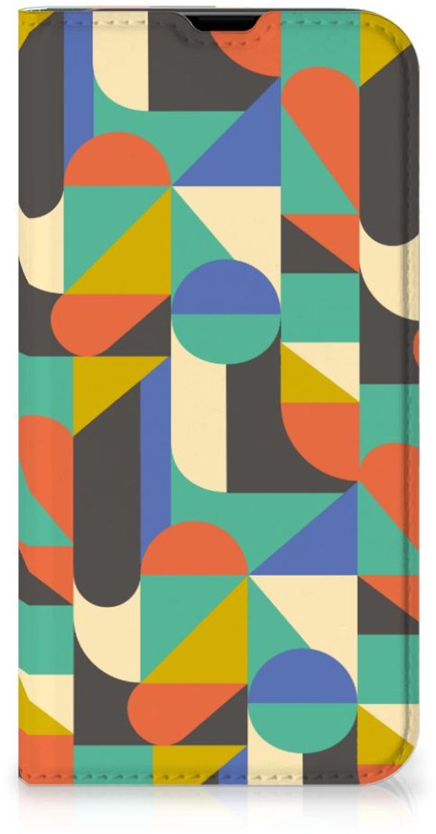 iPhone 13 Pro Hoesje met Magneet Funky Retro