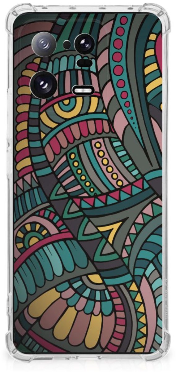 Xiaomi 13 Pro Doorzichtige Silicone Hoesje Aztec