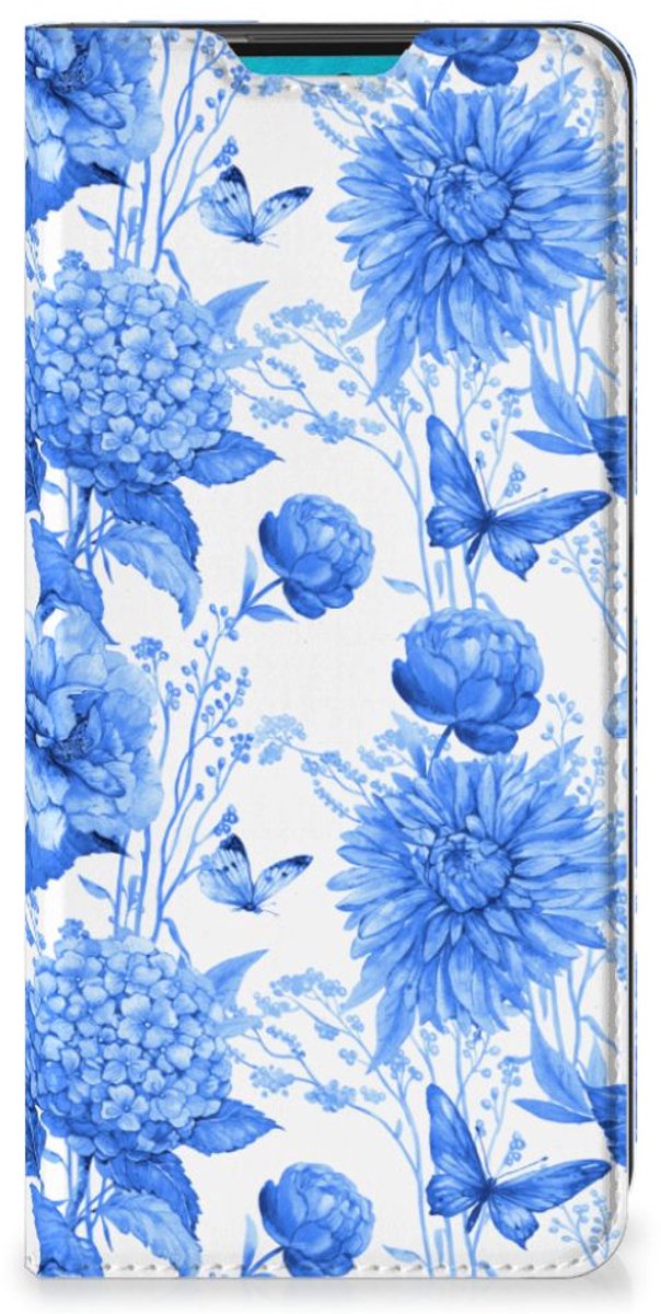 Smart Cover voor Samsung Galaxy A73 Flowers Blue