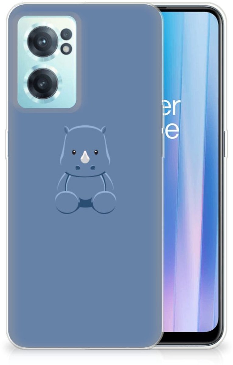 OnePlus Nord CE 2 5G Telefoonhoesje met Naam Baby Rhino