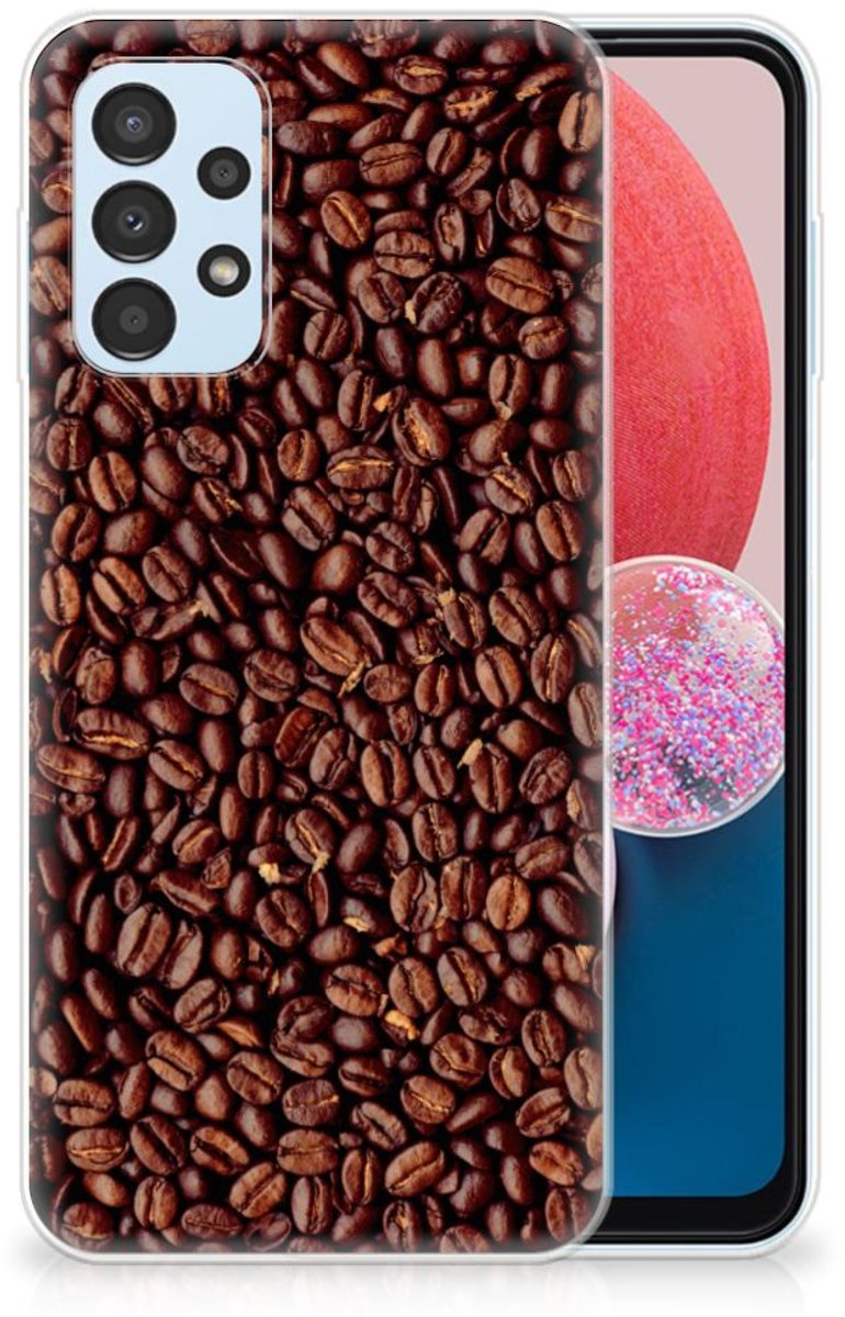 Samsung Galaxy A13 4G Siliconen Case Koffiebonen