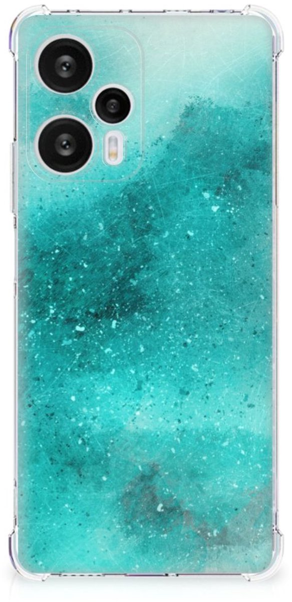 Back Cover Xiaomi Poco F5 Painting Blue