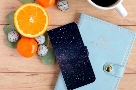 Portefeuille OPPO A17 Etuis Portefeuille Compatible avec Cuir Flip Cover Fermeture magnétique pour Étoiles