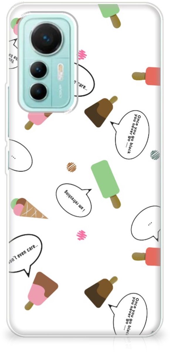 Xiaomi 12 Lite Siliconen Case IJsjes