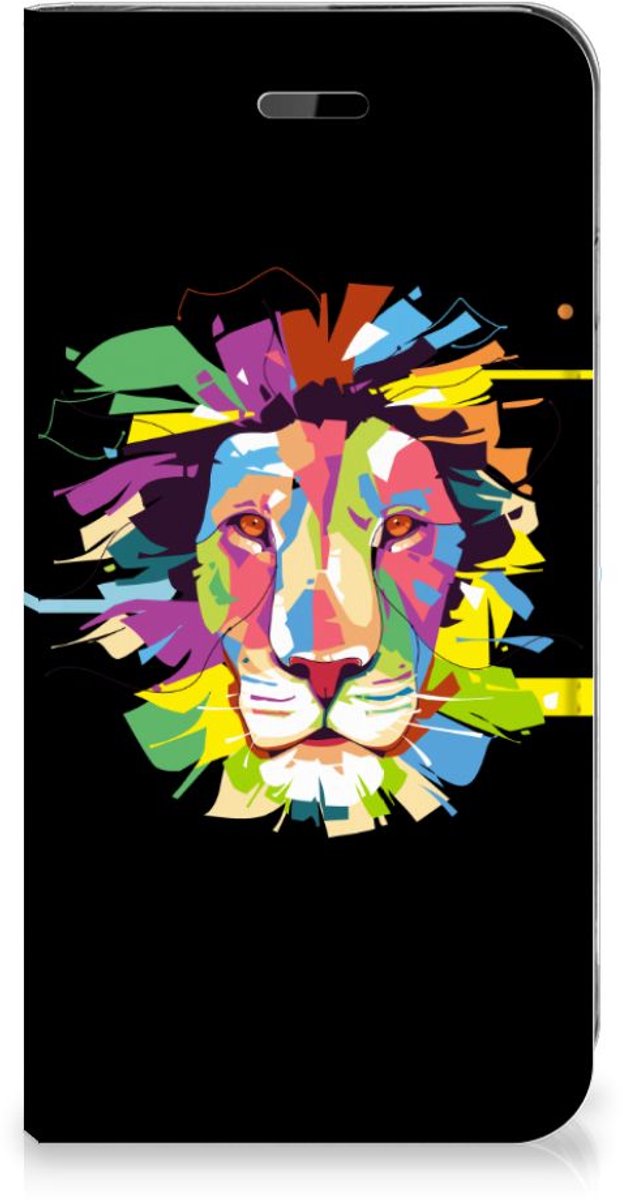iPhone 7 | 8 | SE (2020) | SE (2022) Magnet Case Lion Color — cadeau in Cadeau-ideeën - foto 4