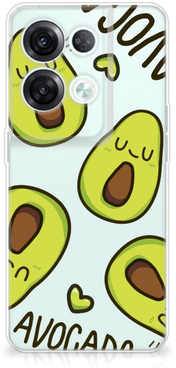 OPPO Reno8 Pro Telefoonhoesje met Naam Avocado Singing