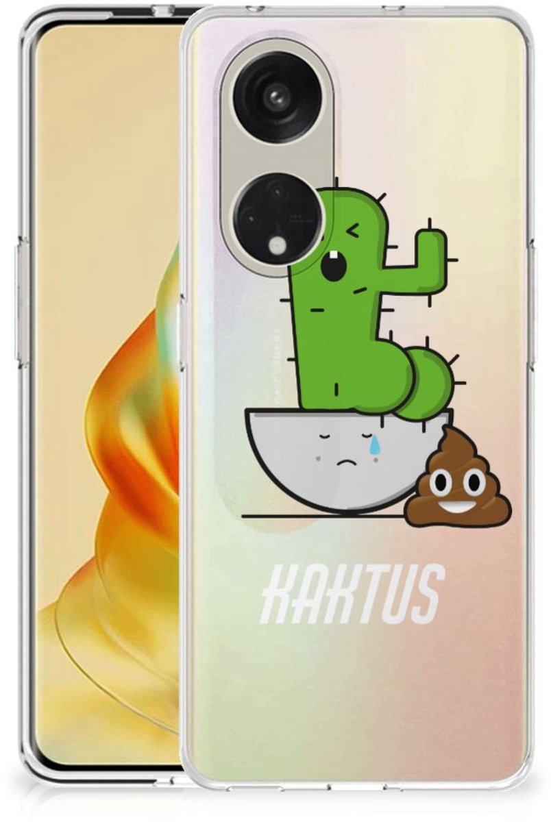 OPPO Reno8 T 5G Telefoonhoesje met Naam Cactus Poo