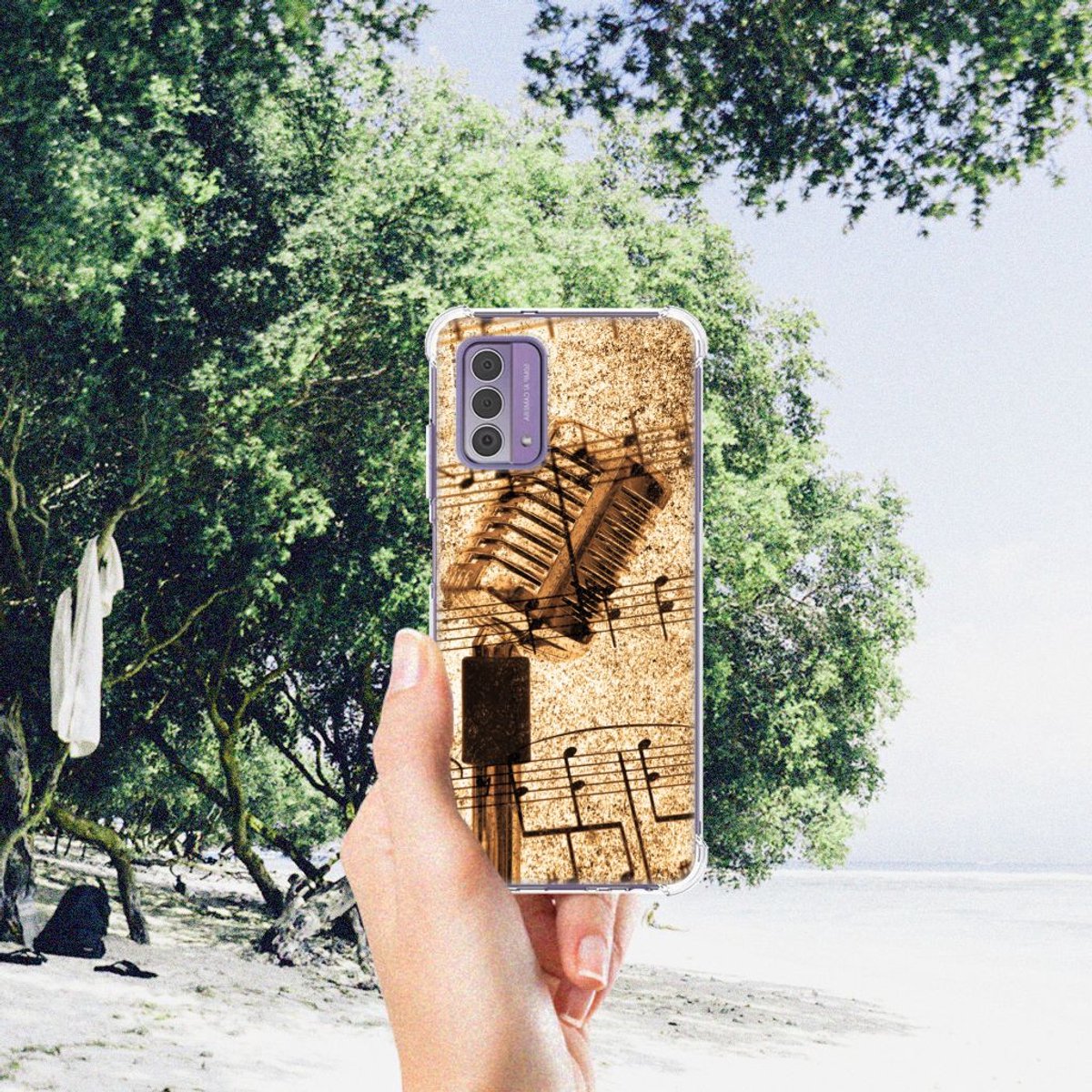 Nokia G42 Anti-shock Hoesje met foto Bladmuziek
