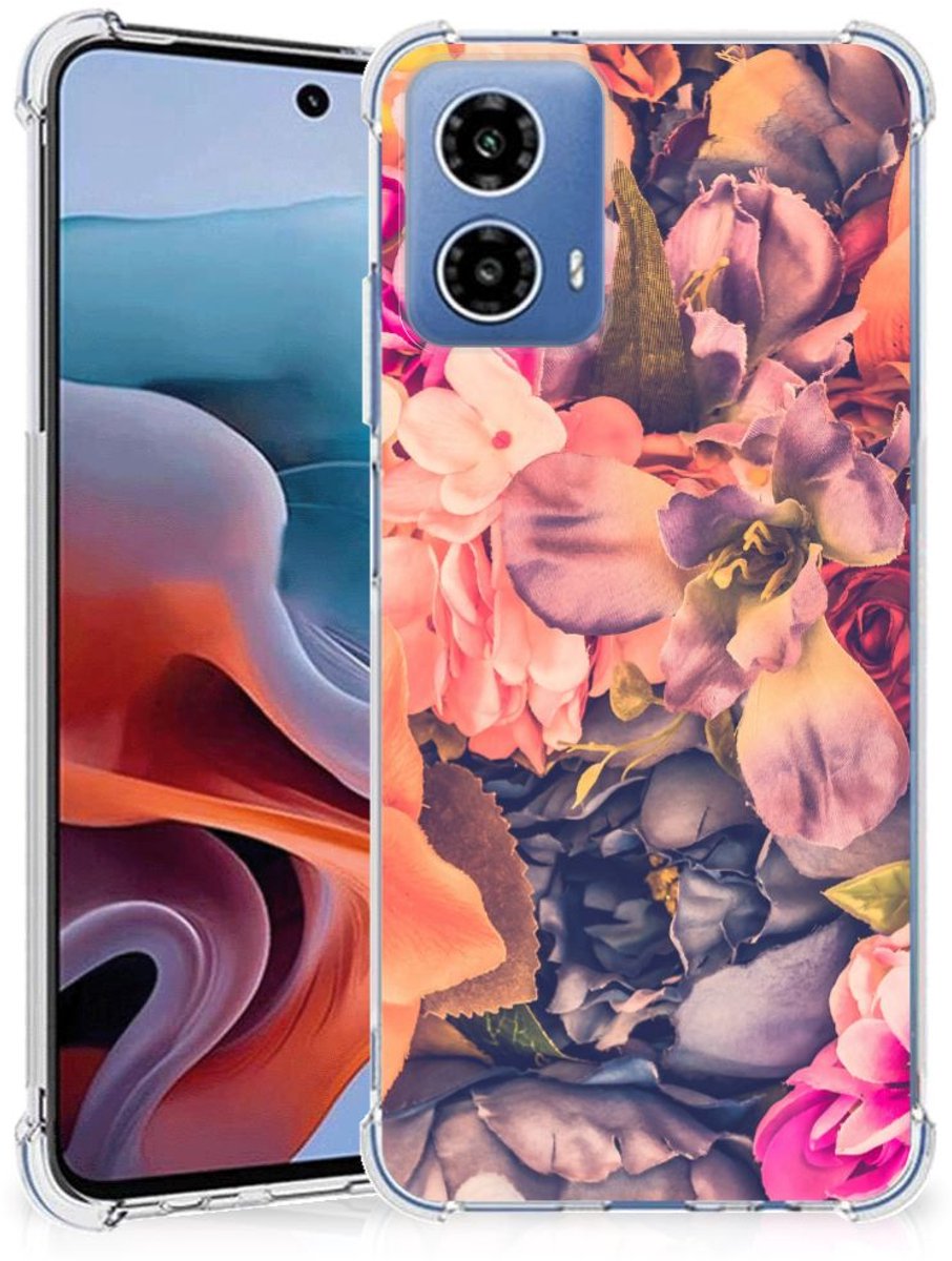 Motorola Moto G34 Case Bosje Bloemen