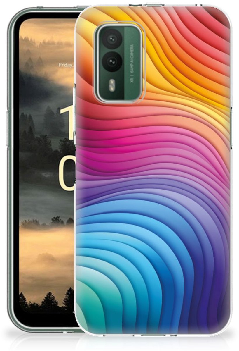 TPU Hoesje voor Nokia XR21 Regenboog