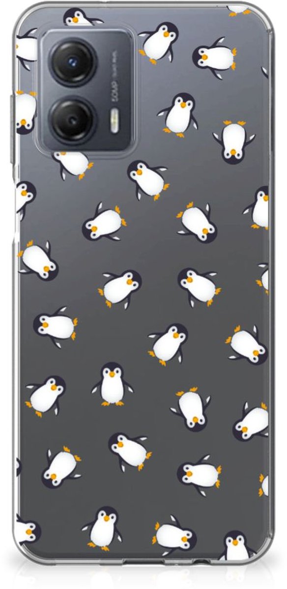 TPU bumper voor Motorola Moto G53 Pinguïn
