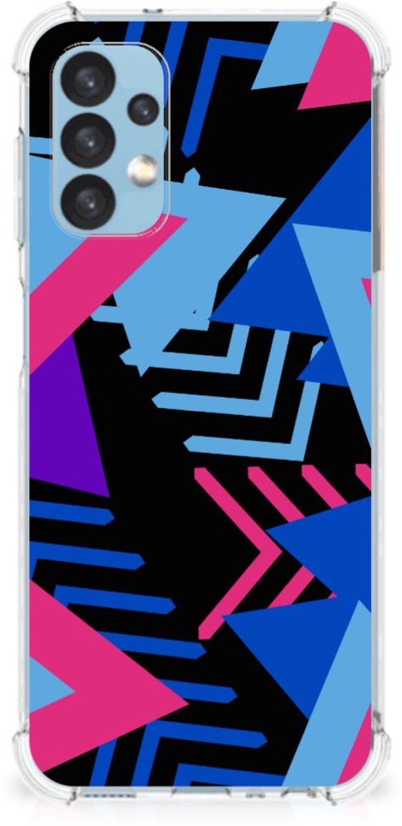 TPU Case Anti-Shock voor Samsung Galaxy A13 (4G) Shockproof Case Funky Triangle