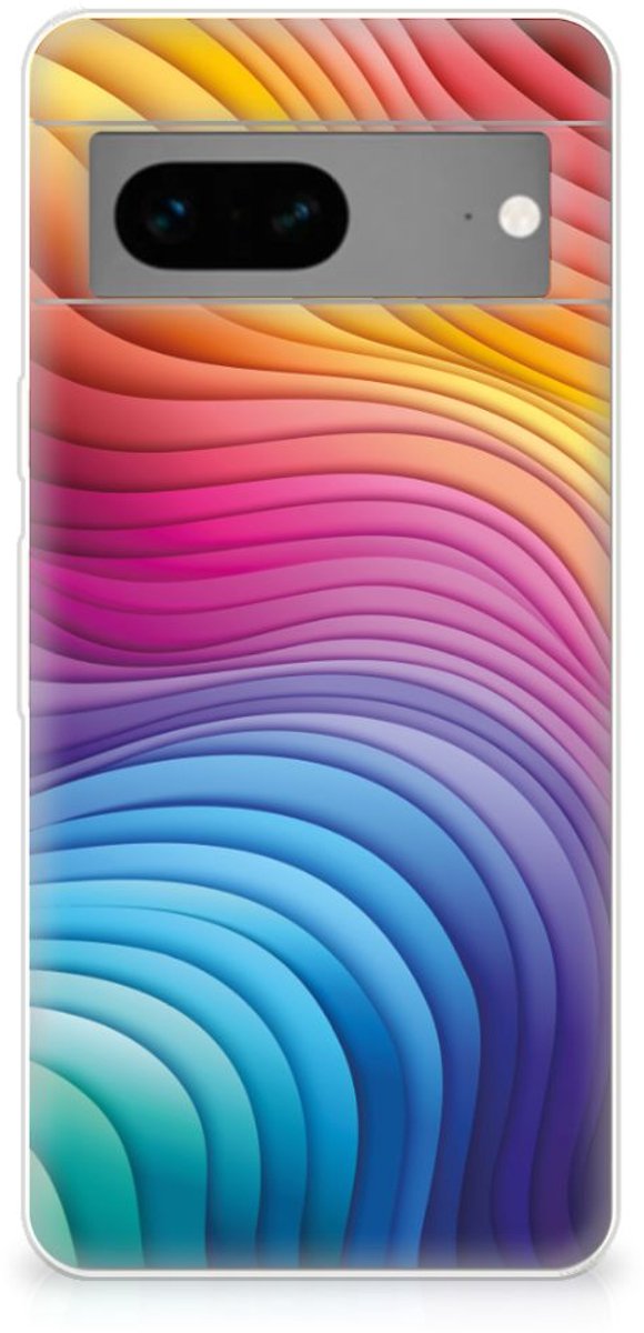 TPU Hoesje voor Google Pixel 7 Regenboog