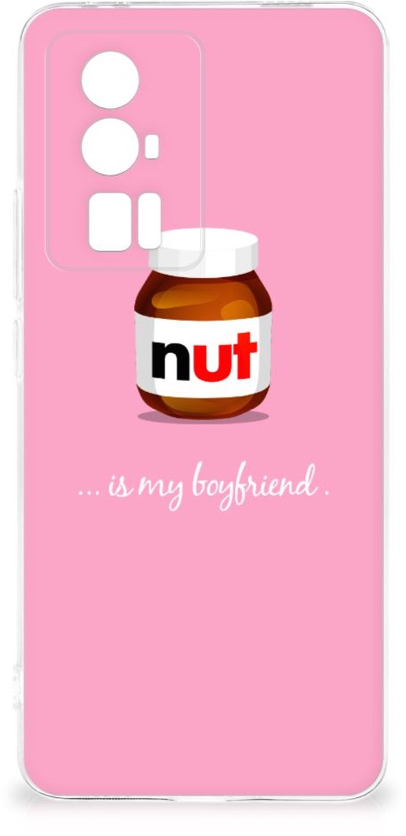 Back Cover voor Xiaomi Poco F5 Pro Siliconen Case Nut Boyfriend