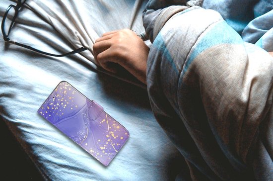 Coque pour OPPO A16/A16s/A54s Aquarelle Violet