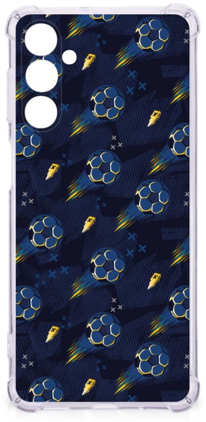 Coque en silicone transparente adaptée au Samsung Galaxy M54 Voetbal