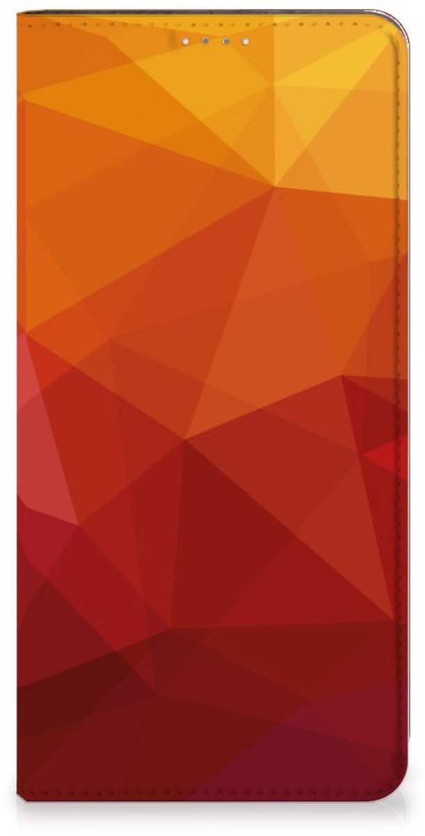 Stand Case voor Samsung Galaxy A14 4G Polygon Red