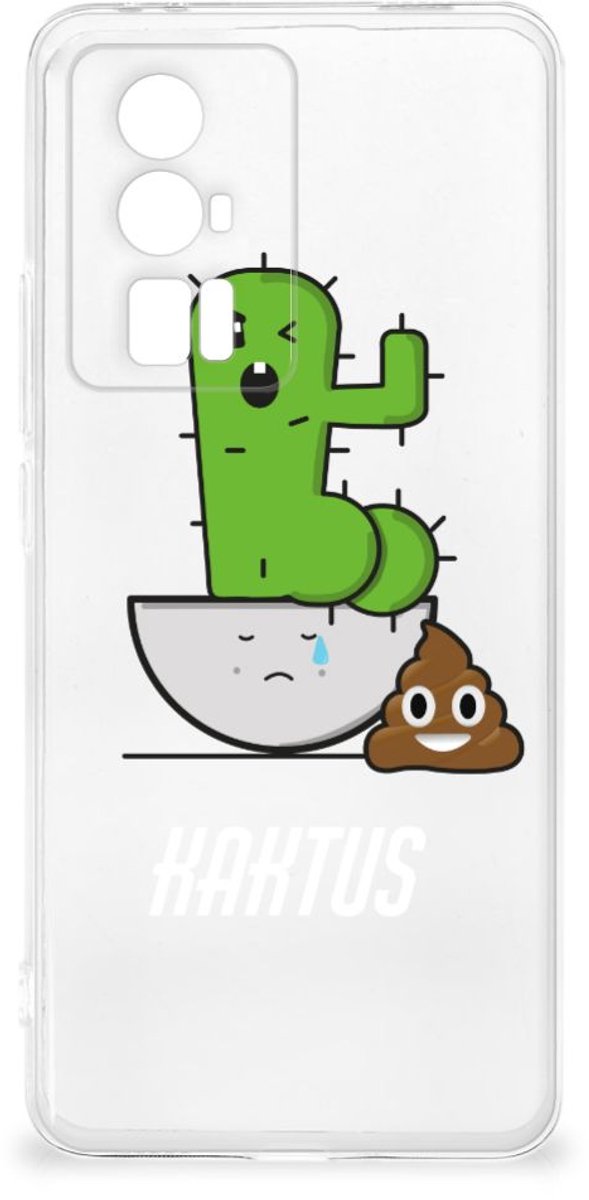 Xiaomi Poco F5 Pro Telefoonhoesje met Naam Cactus Poo