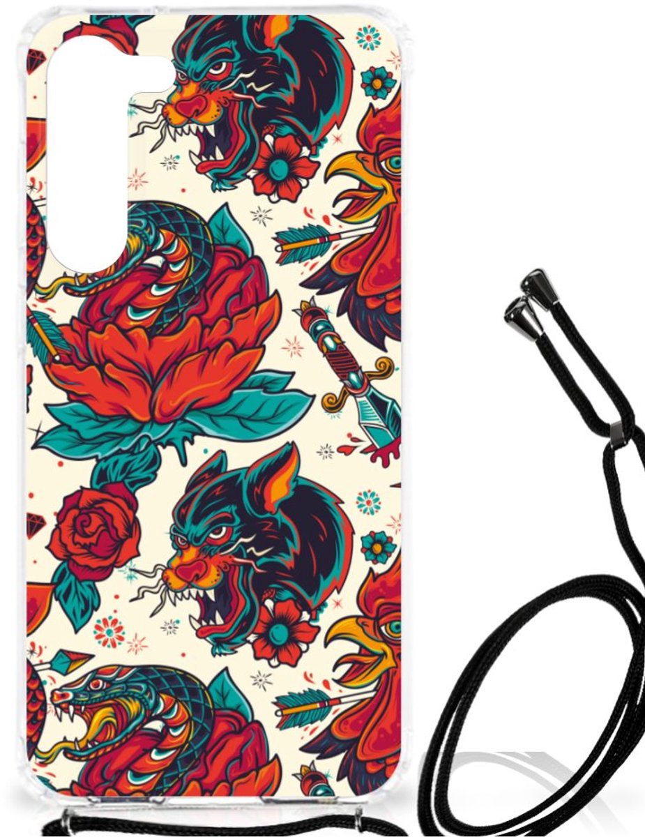 Anti-shock Hoesje met foto voor Samsung Galaxy S23 Plus Old Skool