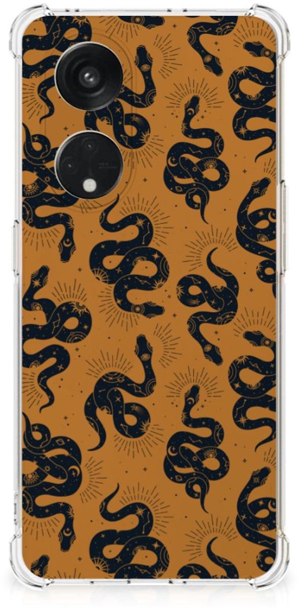 Case Anti-shock voor OPPO Reno8 T 5G Snakes