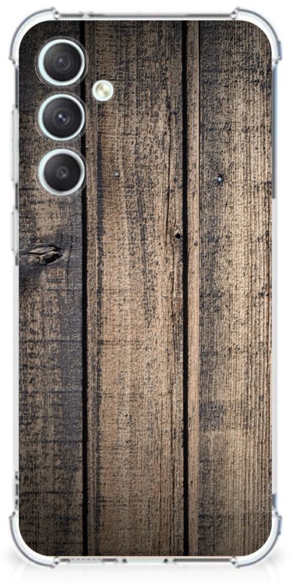 Samsung Galaxy S23 FE Stevig Telefoonhoesje Steigerhout