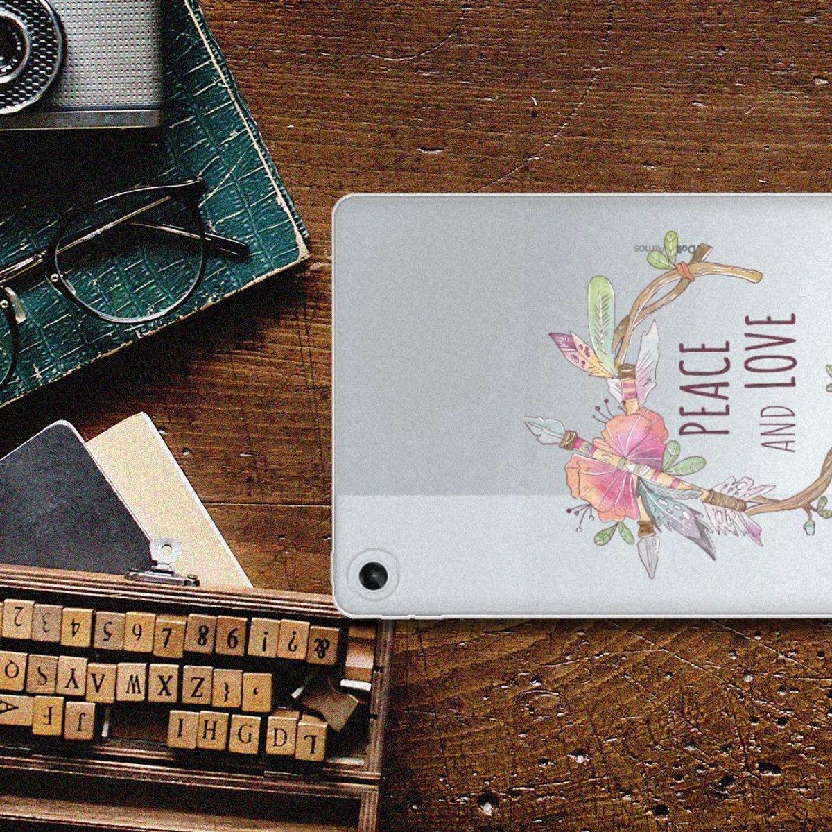 Lenovo Tab M10 Plus (3e generatie) Tablet Back Cover Boho Text
