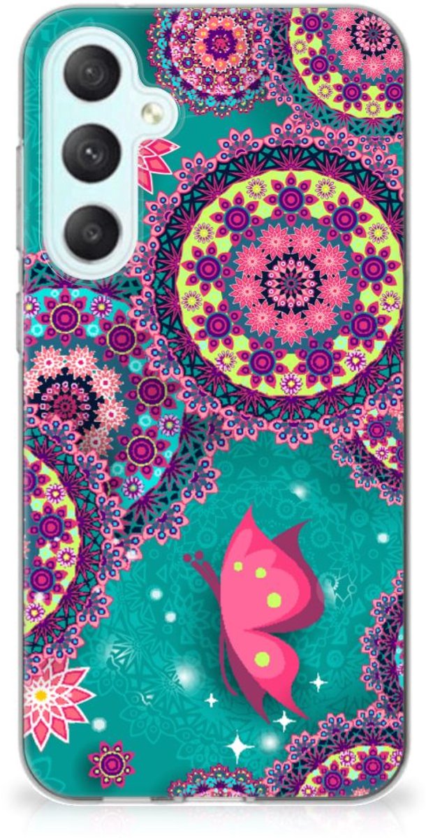 Samsung Galaxy S23 FE Hoesje maken Cirkels en Vlinders