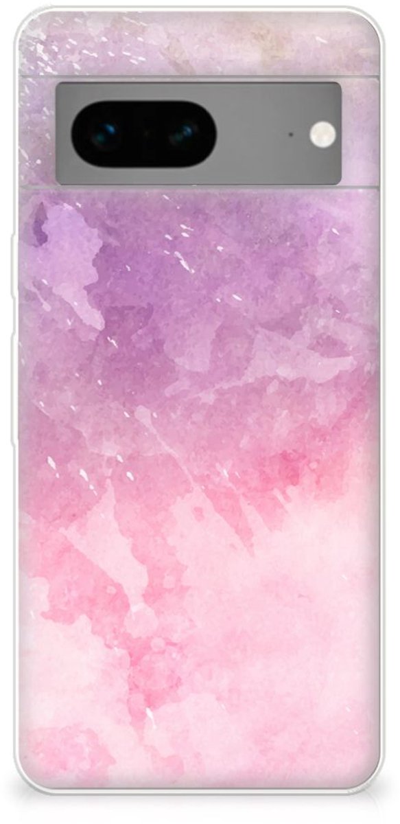 Hoesje maken Google Pixel 7 Pink Purple Paint