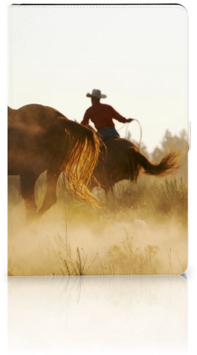 Samsung Galaxy Tab S7 FE | S7+ | S8+ Flip Case Design Cowboy