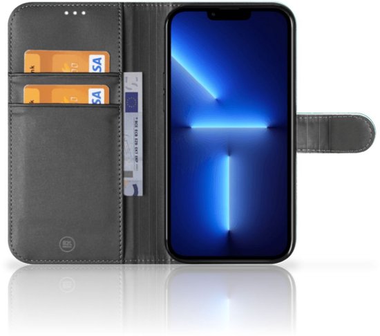 Coque pour téléphone portable iPhone 13 Pro Max Coque Photo Peinture Blue