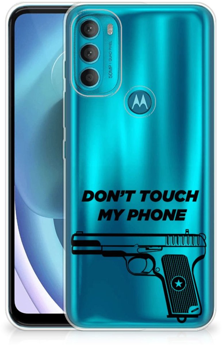 Motorola Moto G71 5G Silicone-hoesje Pistol DTMP