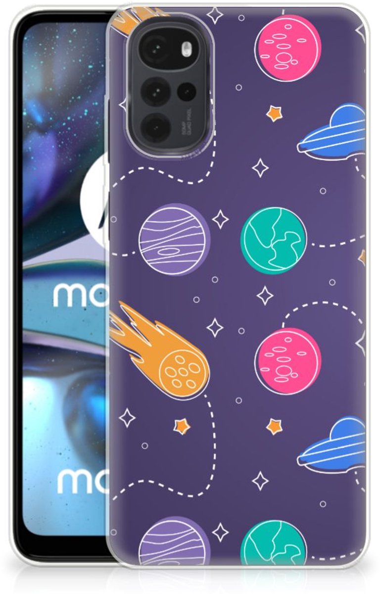 Motorola Moto G22 Silicone Back Cover Space