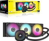 Bol.com CORSAIR iCUE Link TITAN 360 RX RGB CPU Vloeistofkoeler - 360 mm Radiator - 3x RX120 RGB-fans -Zwart (Geschikt voor LGA 1... aanbieding