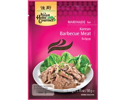 Asian Home Gourmet Koreaans Vleesgerecht Bulgogi 12 x 50 g