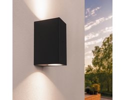 Ledvion LED Wandlamp Incl. Sensor 2700K 3W IP54 Dimbaar Zwart Licht