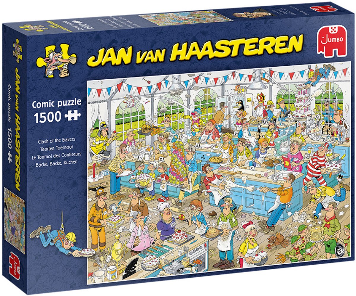 Jan van Haasteren - Taarten Toernooi puzzel - 1500 stukjes
