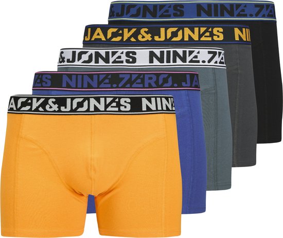 JACK&JONES - Lot de 5 boxers unis JACNINE.ZERO - Homme - Sous-vêtements