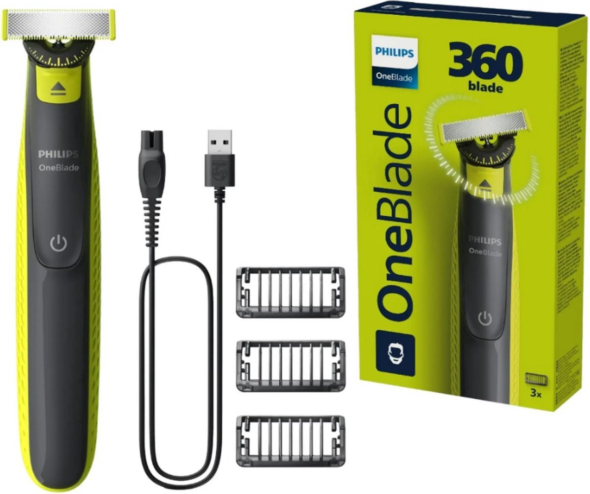 Trim, scheer en style haar van elke lengte met de Philips OneBlade QP2724/23 en creëer jouw eigen stijl makkelijk en snel! Trim je baard nauwkeurig op jouw gewenste lengte met één van de handige stoppelkammen, creëer strakke lijnen en perfecte contouren m