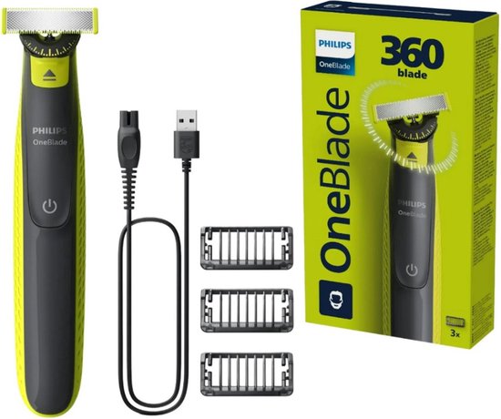 Philips OneBlade Face Trimmer, Scheerapparaat en Styler
