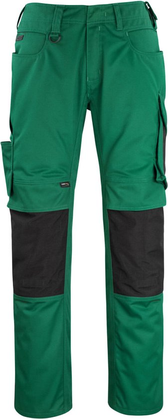 Mascot Unique Broek met kniezakken 12179-203 - Groen/Zwart - C47 - 82