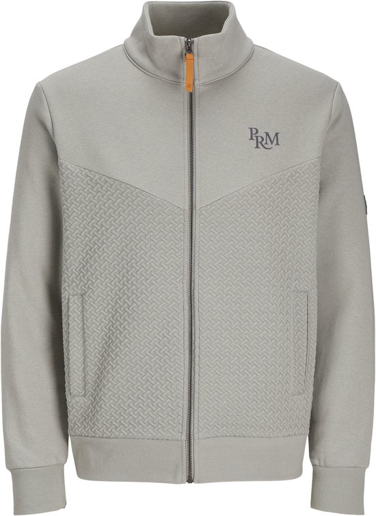 JACK&JONES JPRBLUFRANKIE SWEAT ZIP HIGH NECK Heren Vest - Ghost Gray