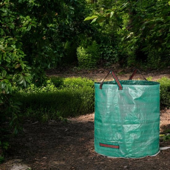 Tuinafvalzak - Set van 2 - Groen - 2x 272 liter - 77 x 67 cm - Tuinafvalemmer - Tuinafvalzakken opvouwbaar - Tuinzak — afbeelding 5