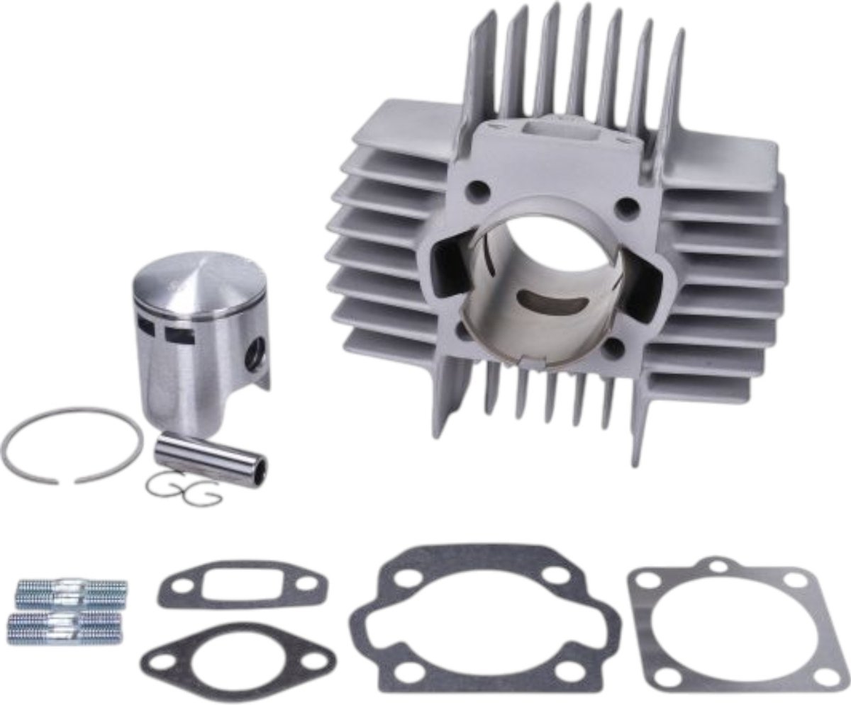 Cilinder Power1 Racing 6-poorts 70cc 45mm Puch Maxi (7 Koelribben)