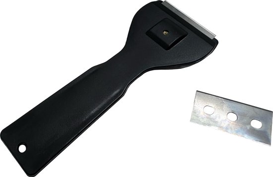 Kookplaatschraper met 5 Reservemesjes – Voor Inductie en Keramisch – 3BMT®