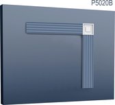 Hoekversiering voor wandlijsten vierkant sierelement Origineel Orac Decor P5020B LUXXUS 9 x 9 cm