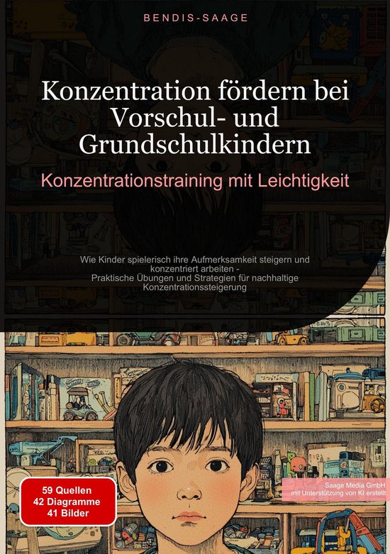 Konzentration fördern bei Vorschul- und Grundschulkindern:  ... - cover
