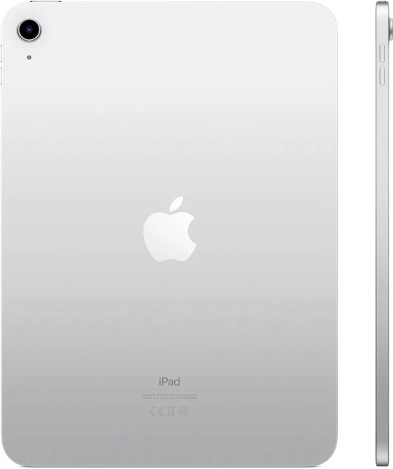 Apple iPad (2024) - Zonder USB-lader - 10.9 inch - WiFi - 64GB - Zilver - 10e generatie