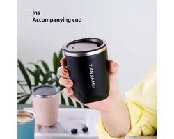 300Ml 2 Stuks Roestvrijstalen Koffiemok Lekvrije Reis Thermische Vacuümfles Geïsoleerde Beker Melkthee Waterfles Drinkwaren