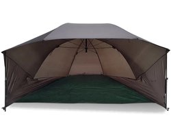 NGT - Karper Shelter Brolly + Stormpalen + Grondzeil